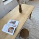 Table de ferme en pin et chêne