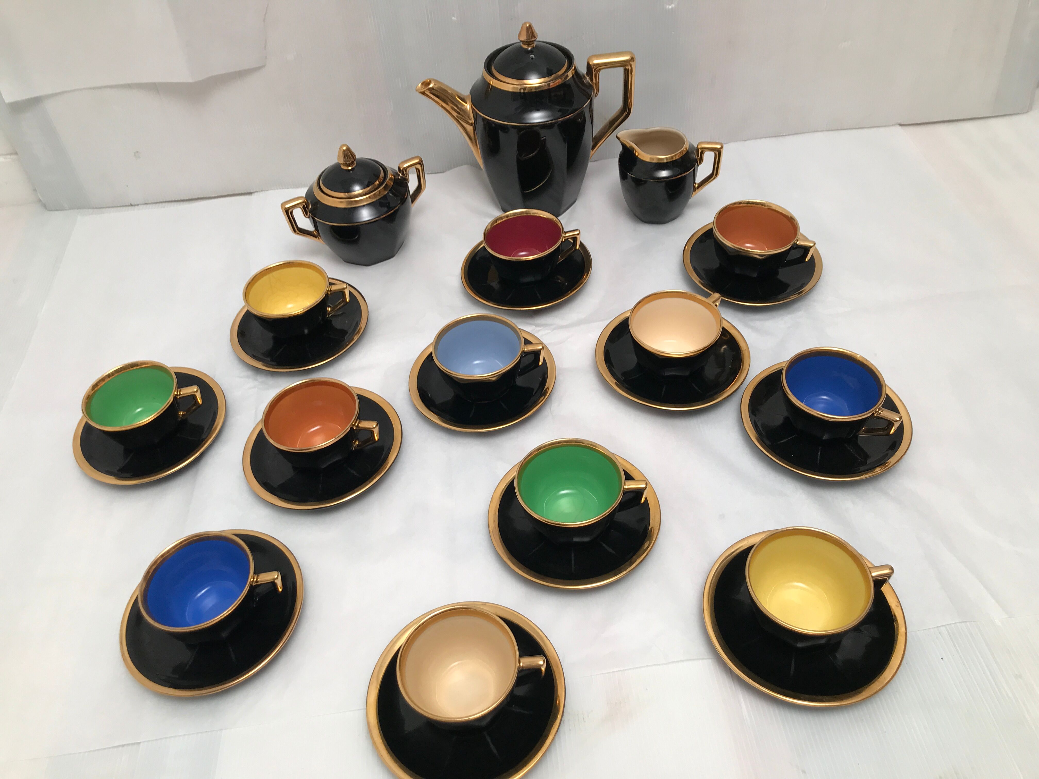 Service of 27 tea pieces 50-60 years