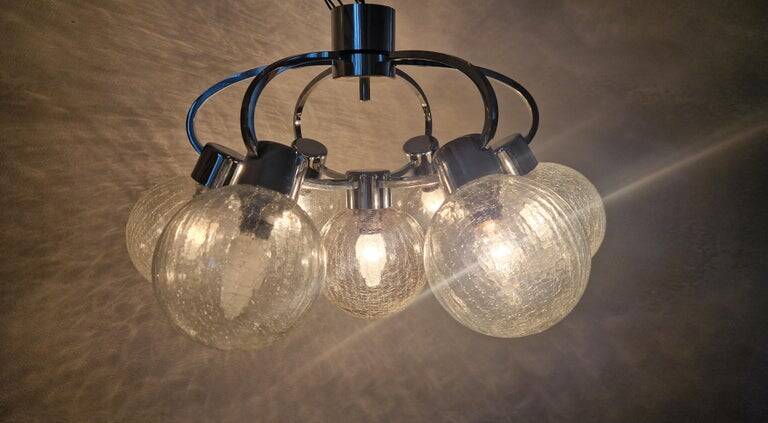 Rare Midcentury FlushMount or Chandelier Galaxy, Germany, 1970s