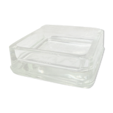 Empty pocket glass brick Lumax rare large model low vintage 60s