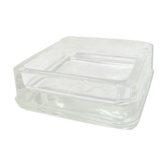 Empty pocket glass brick Lumax rare large model low vintage 60s