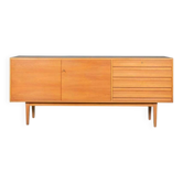 Vintage blond sideboard 60s minimalist credenza