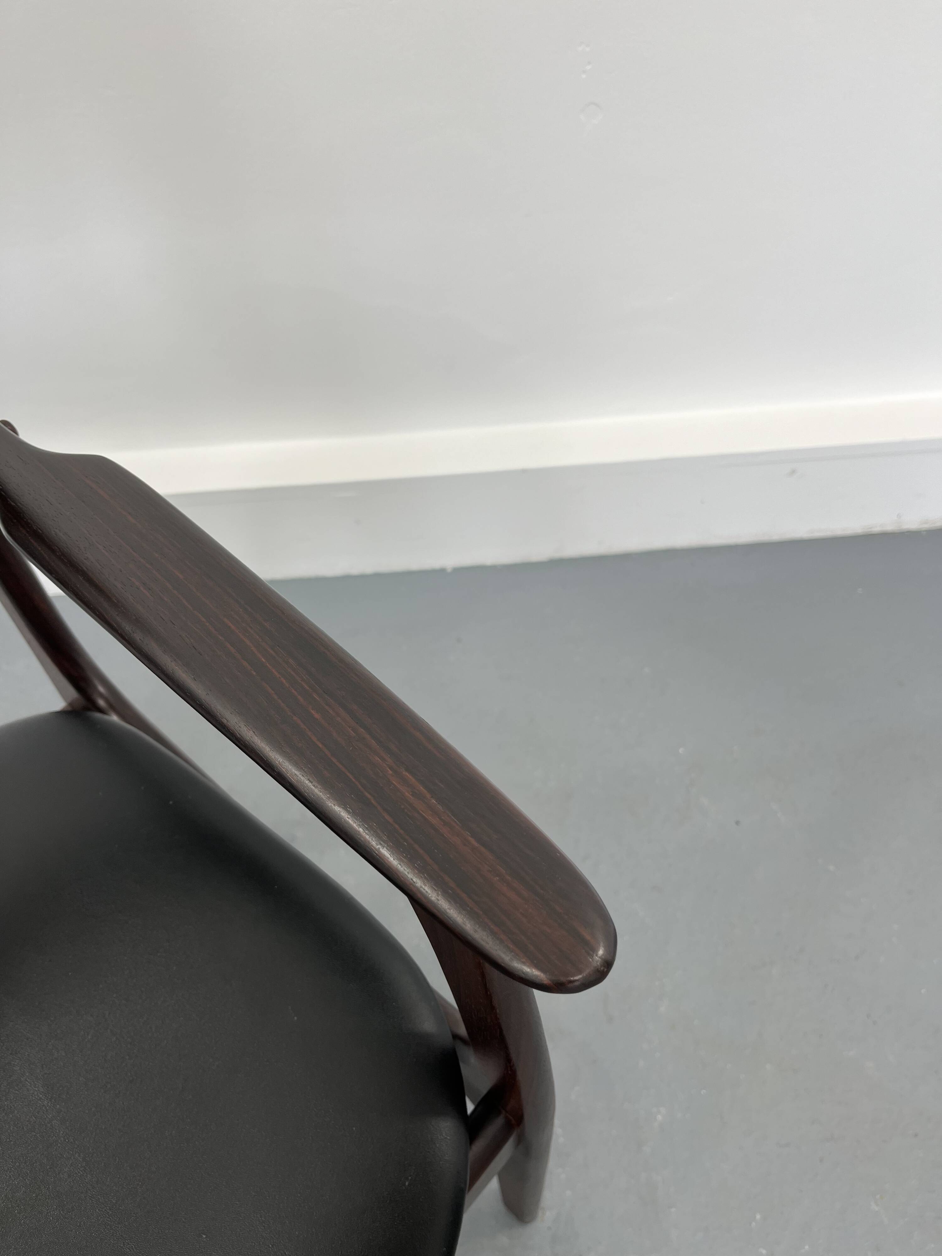 Rosewood armchair by Erik Buch for O.D. Møbler, 1960s