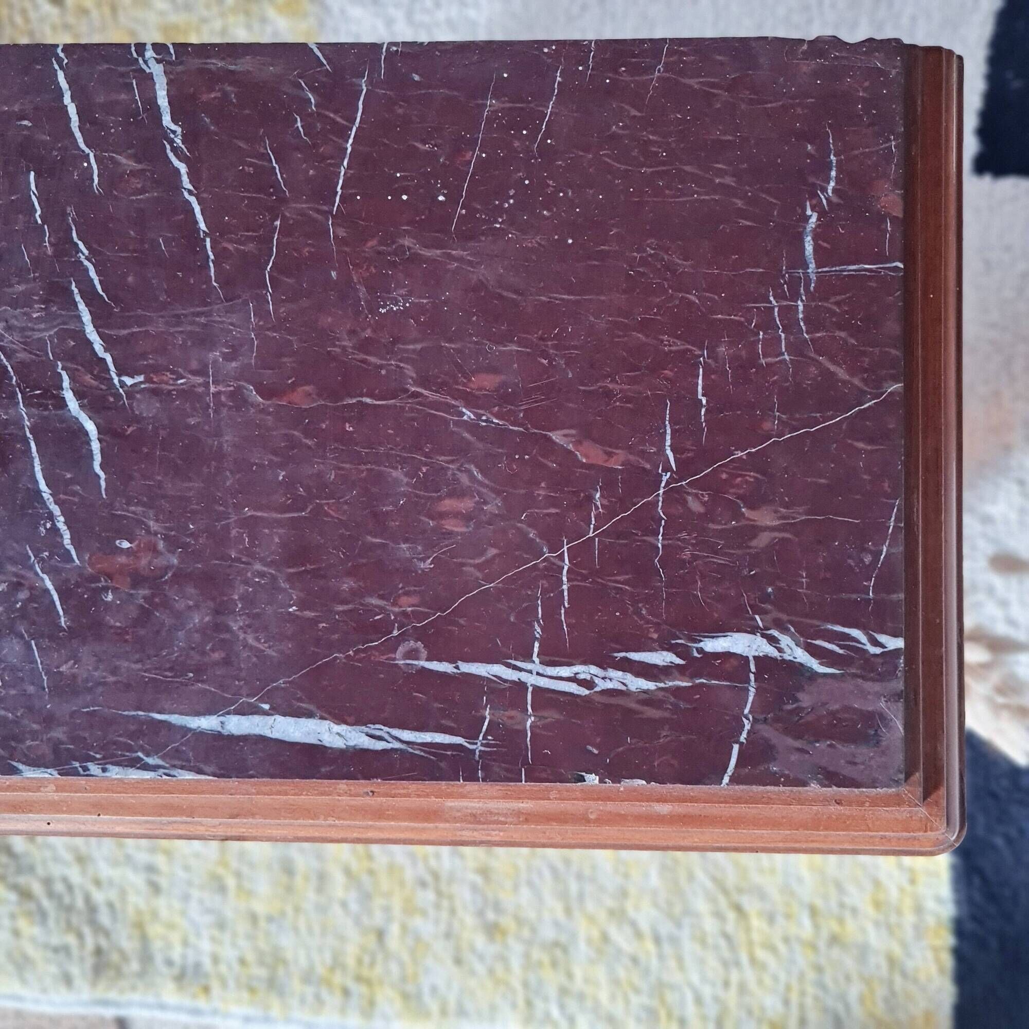 Bedside table - Art Deco wooden side table