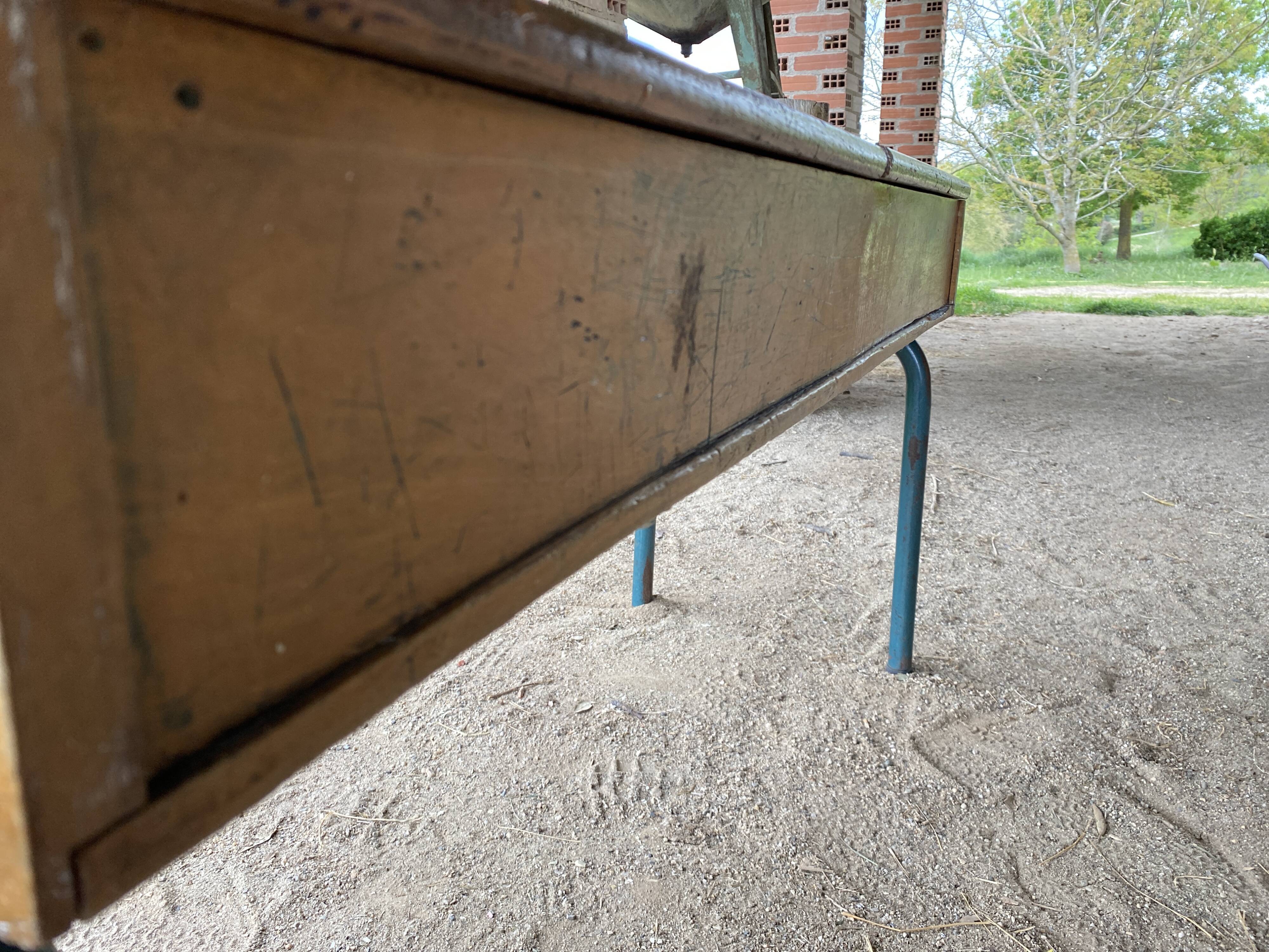 Double desk school desk Stella - French manufacturing (Tarn)