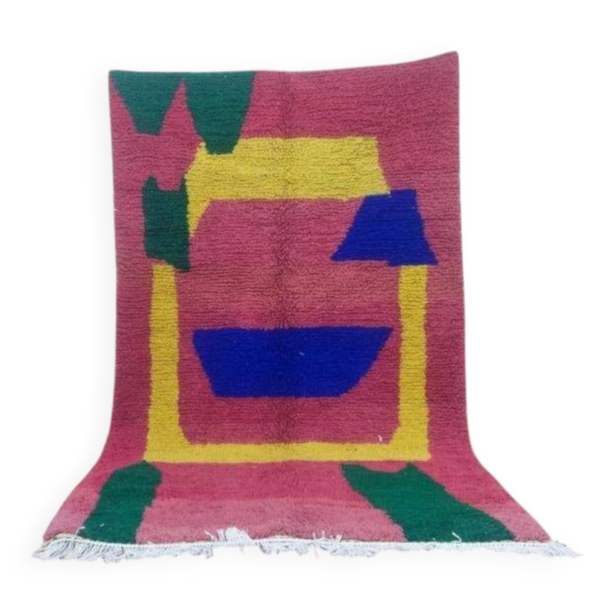 Traditional natural wool rug 250cm x 150cm