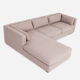 Corner sofa sztokholm beige melange, scandinavian design