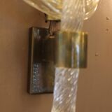 Pair of Murano glass wall lights, Toso