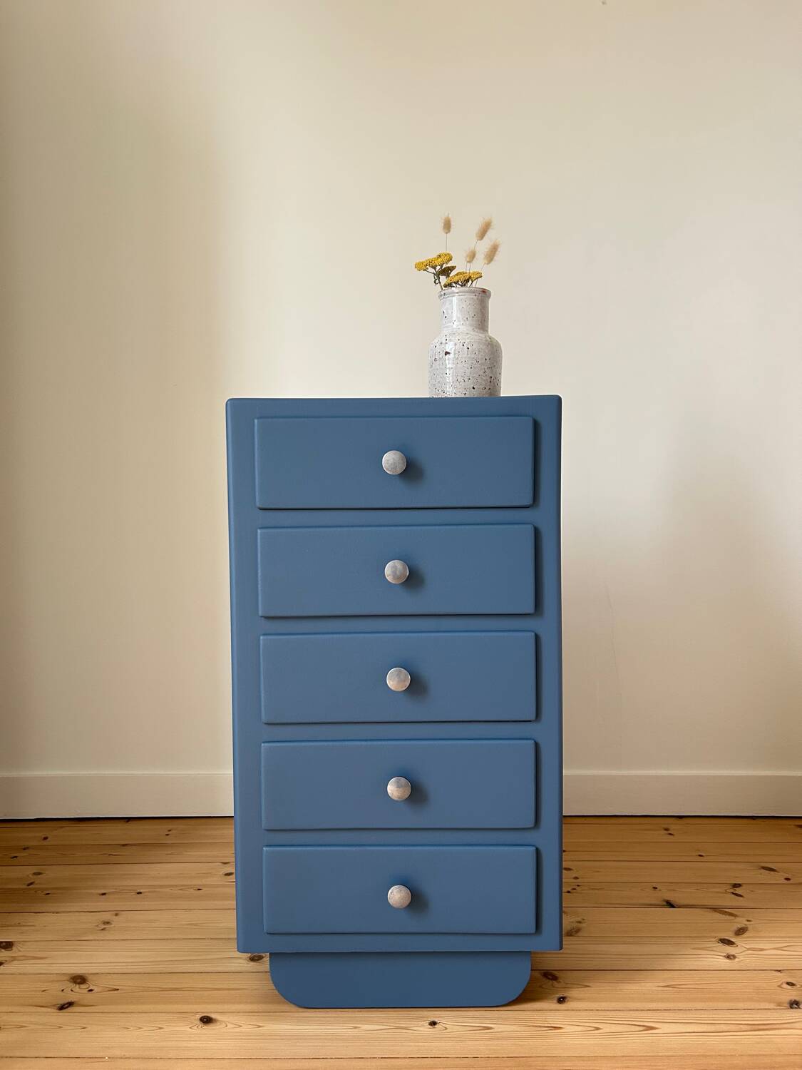 Colourful vintage chest of drawers