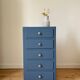 Colourful vintage chest of drawers