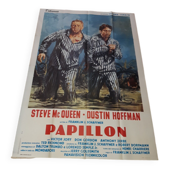 Affiche de cinéma Papillon 140 x 198 cm Steve McQueen