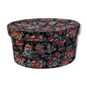 Vintage sewing box flower fabric