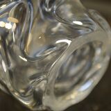 Crystal vase signed Daum Nancy France 1970s