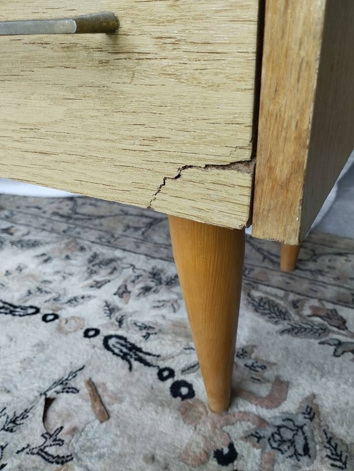 Vintage Scandinavian chest of drawers from the 70s