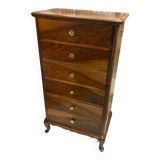 Chiffonnier vintage en noyer