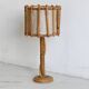Vintage Bamboo Table Lamp, Organic Bamboo Lamp