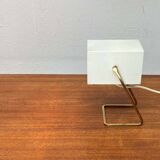 Modern mid-century German cube table lamp by Kaiser Leuchten, 1960s.