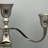 Bougeoir Unique XXL 3 en acier inoxydable 49 cm