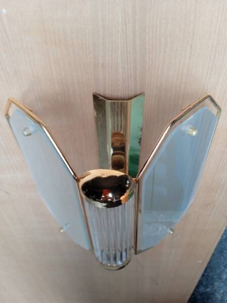 vintage Hollywood regency wall lamp ep 1980