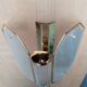vintage Hollywood regency wall lamp ep 1980