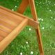 Vintage blond wood folding chair