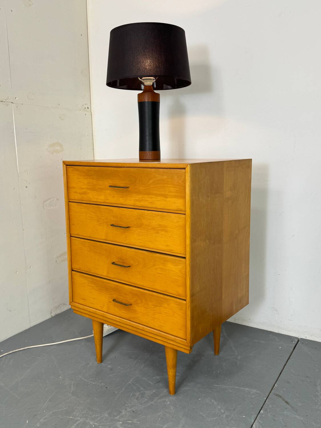 Commode en bouleau moderne du milieu du siècle par Cees Braakman, années 1950