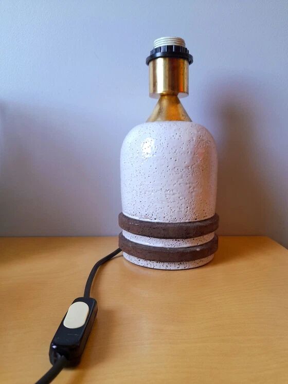 Glazed ceramic lamp 1970