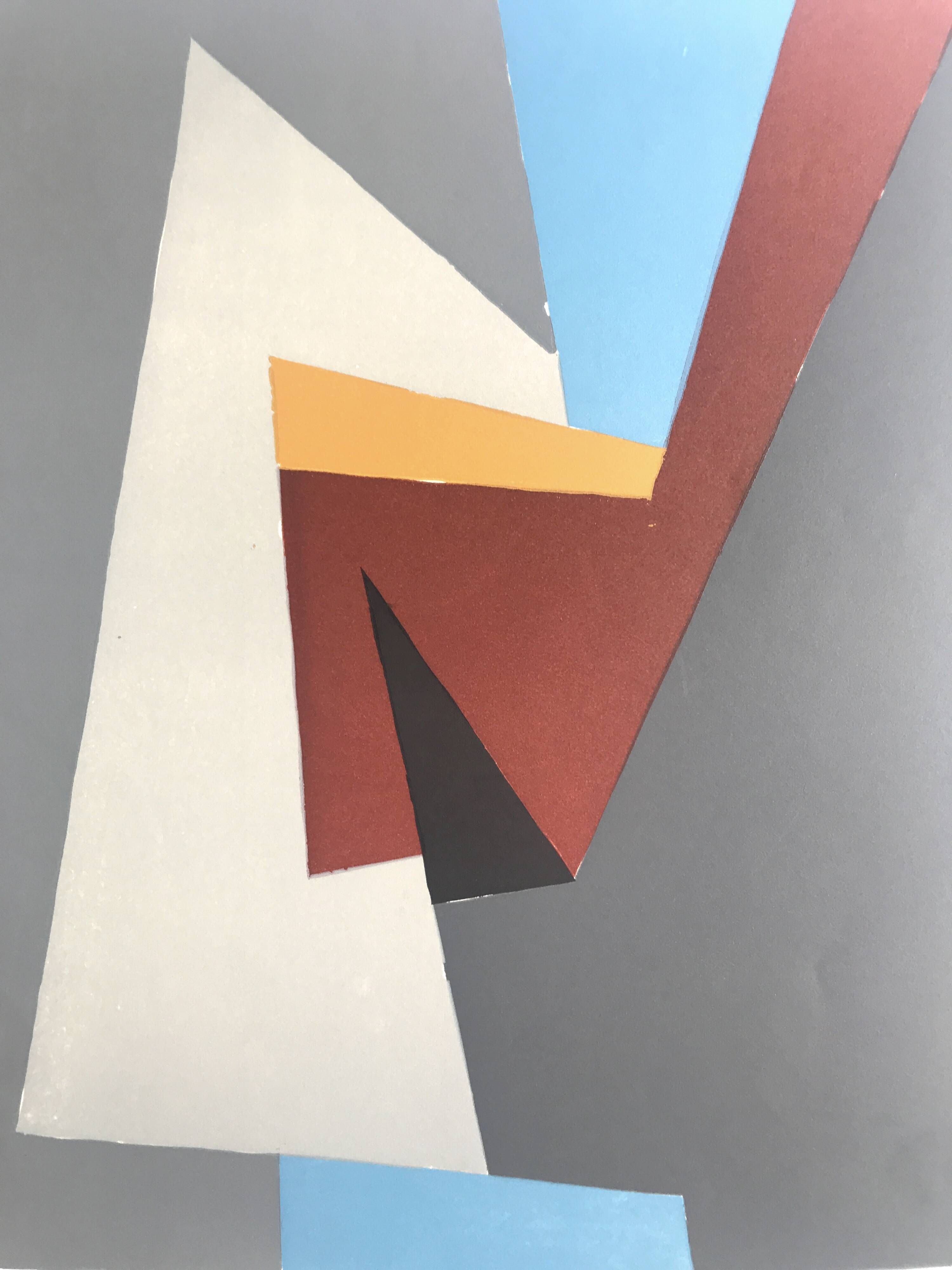 Wladyslaw lopuszniak, gallery 9, 1967. original silkscreen poster