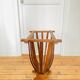 Sewing rack, old basket for balls of wool