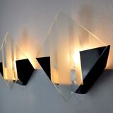 Pair of wall lamps "Rombo" by Miguel Milá, Spain, 1980