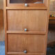 Vintage binder with 4 sliding doors