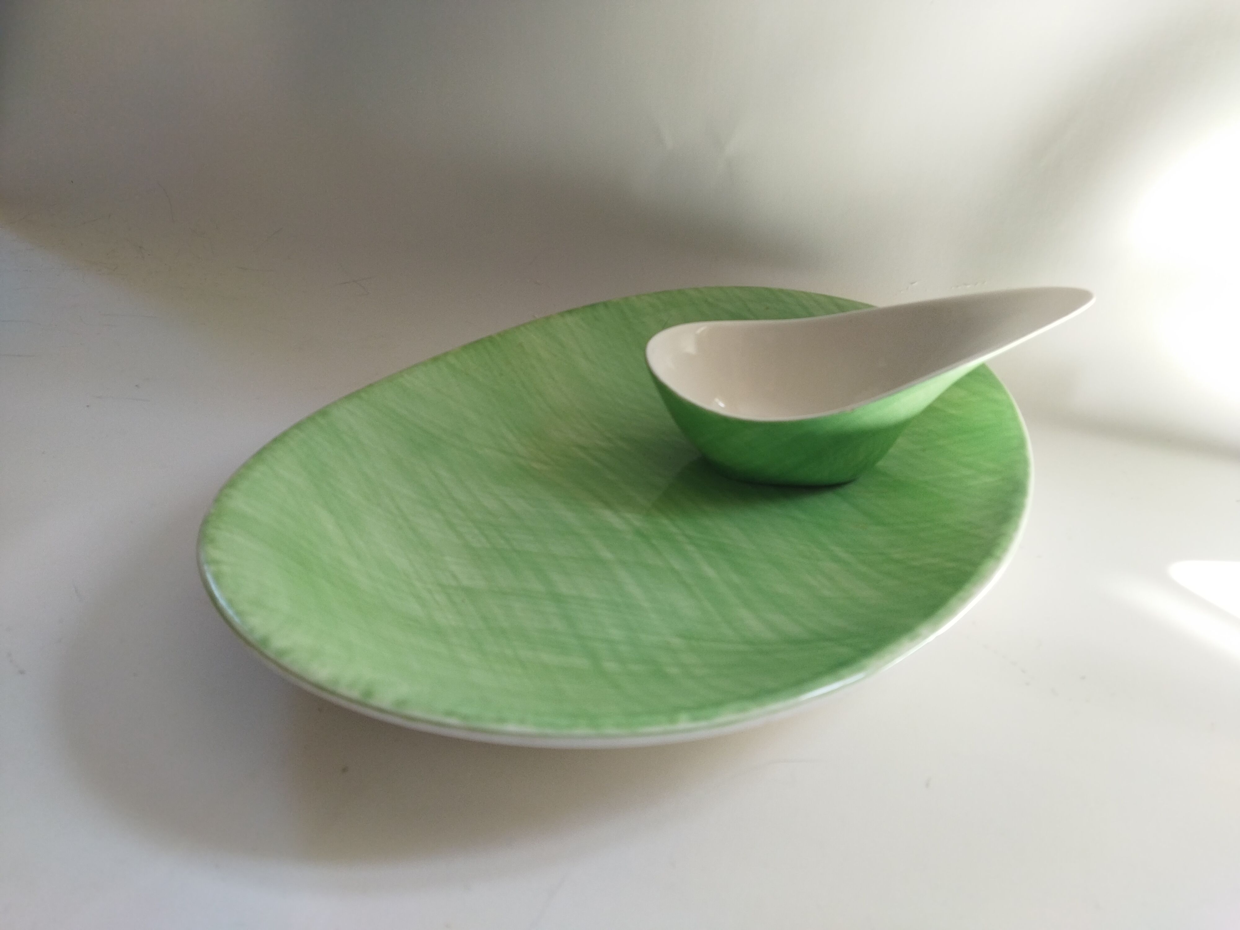 Dish and sauceboat Mistral Salins France