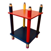 Table d’appoint  chevet Pierre Sala vintage années 80