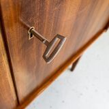 Vintage Walnut Sideboard From Bfm, Poland, 1960s