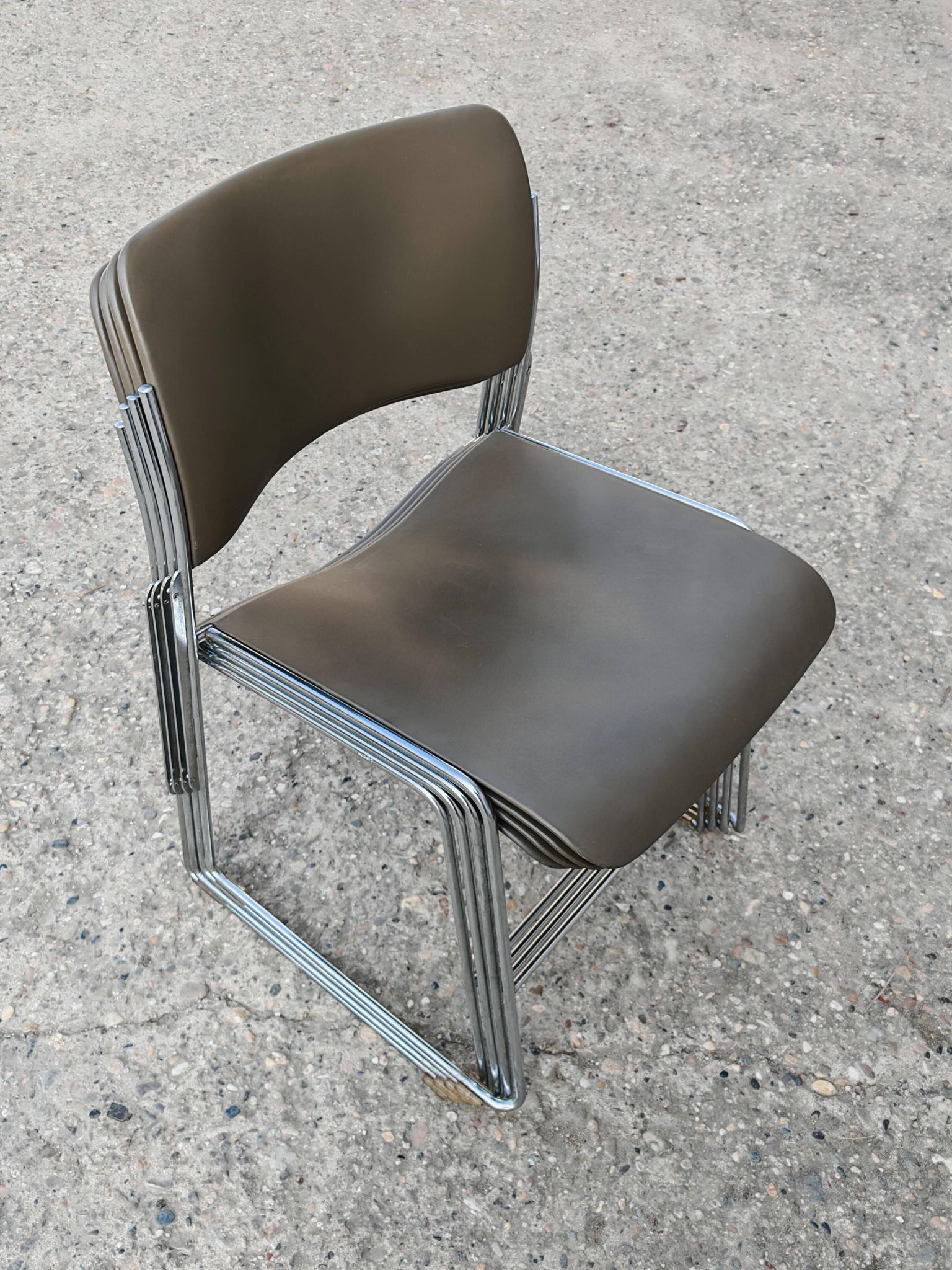 Mid Century dining chairs 40/4 David Rowland for GF Furniture 1960s