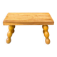 Vintage turned wooden footstool/step stool