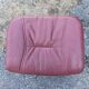 Old armchair on vintage leather foot + foot rest