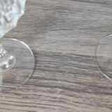 6 crystal wine glasses on a stem from Arques, Longchamps model. Capacity 12.