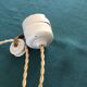 Suspension opaline rises down 1920s (number 8)