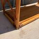 Vintage wall shelf in rattan