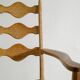 Vintage Danish Sculptural Wooden Armchairs by Henning Kjaernulf, 1950s