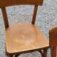 Set of 6 Baumann bistro chairs from the 50s stamp with iron