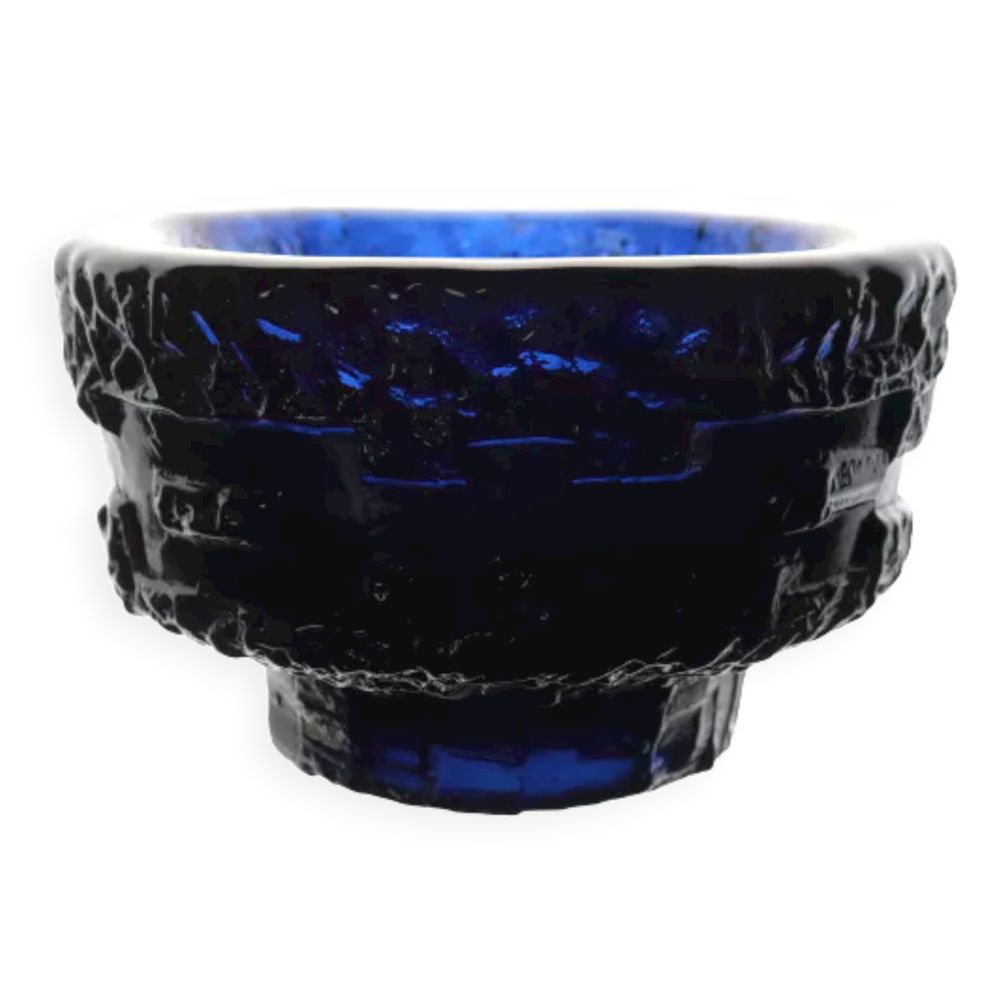 Vase vintage Ruda Glasbruk par Göte Augustsson