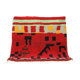 Handmade colorful wool Berber rug 200cmx200cm