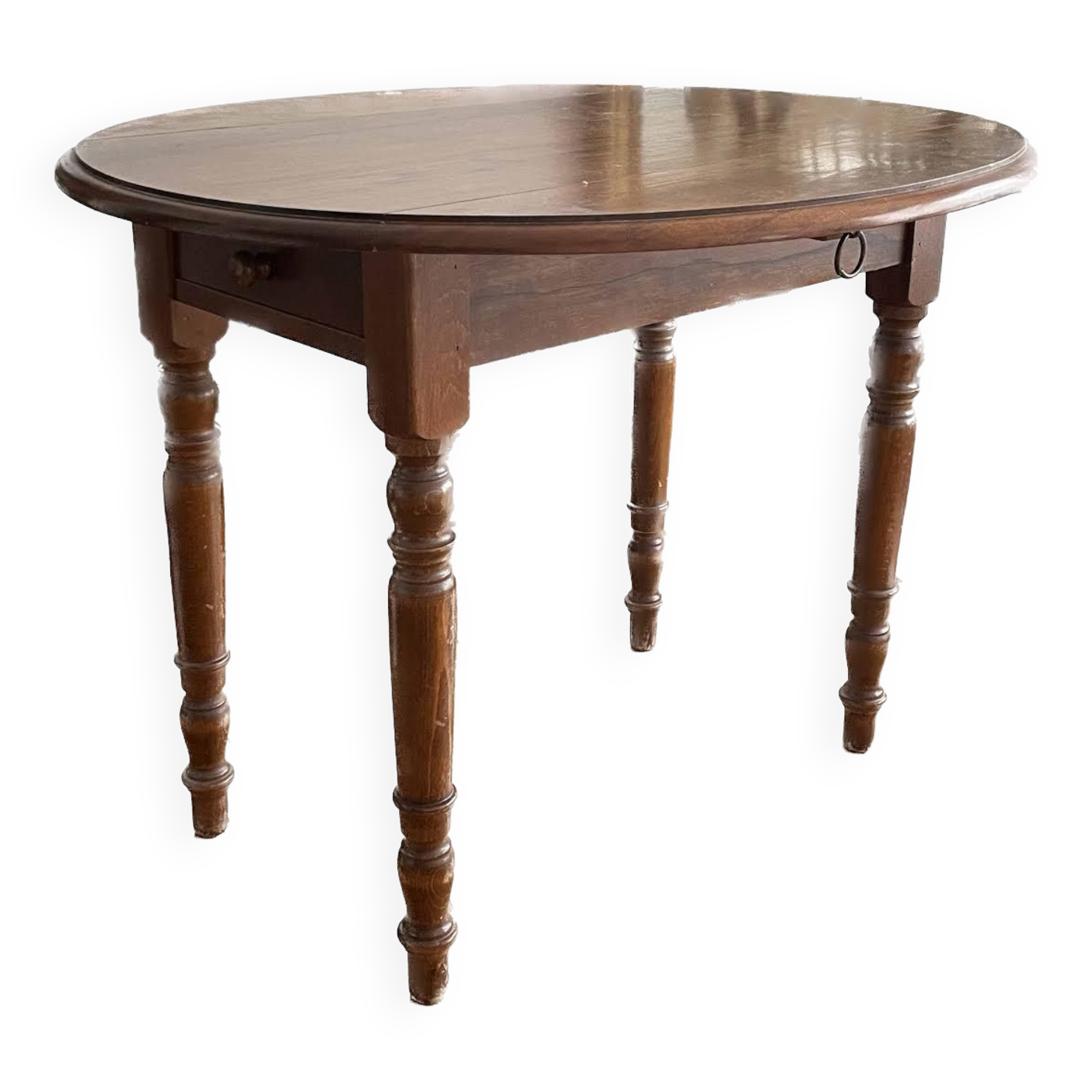 Louis Philippe style oval wooden table
