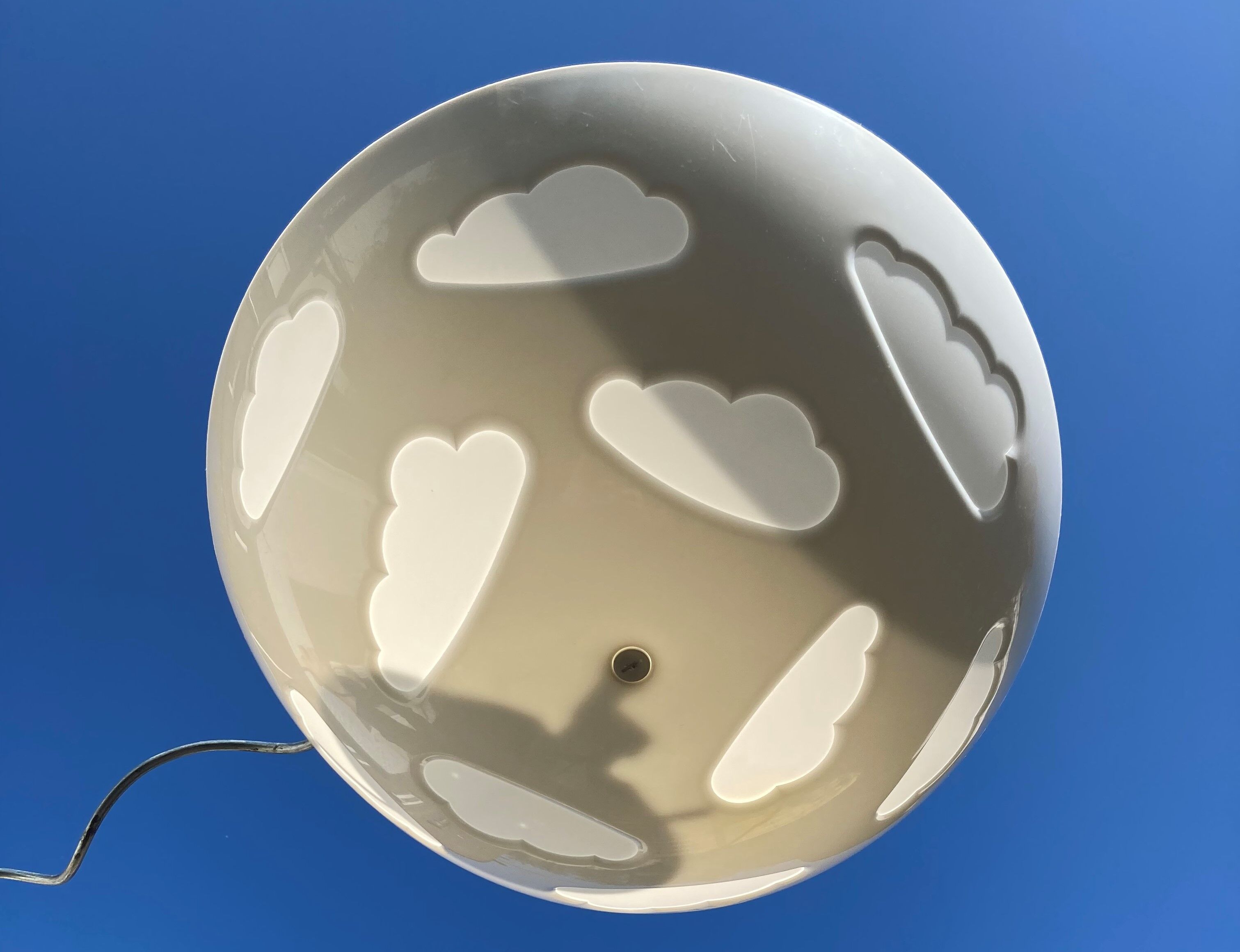White cloud ceiling lamp Ikea Skojig