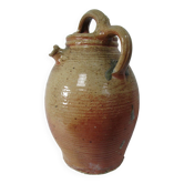 Large old stoneware jug