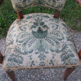 Armchair back mustache