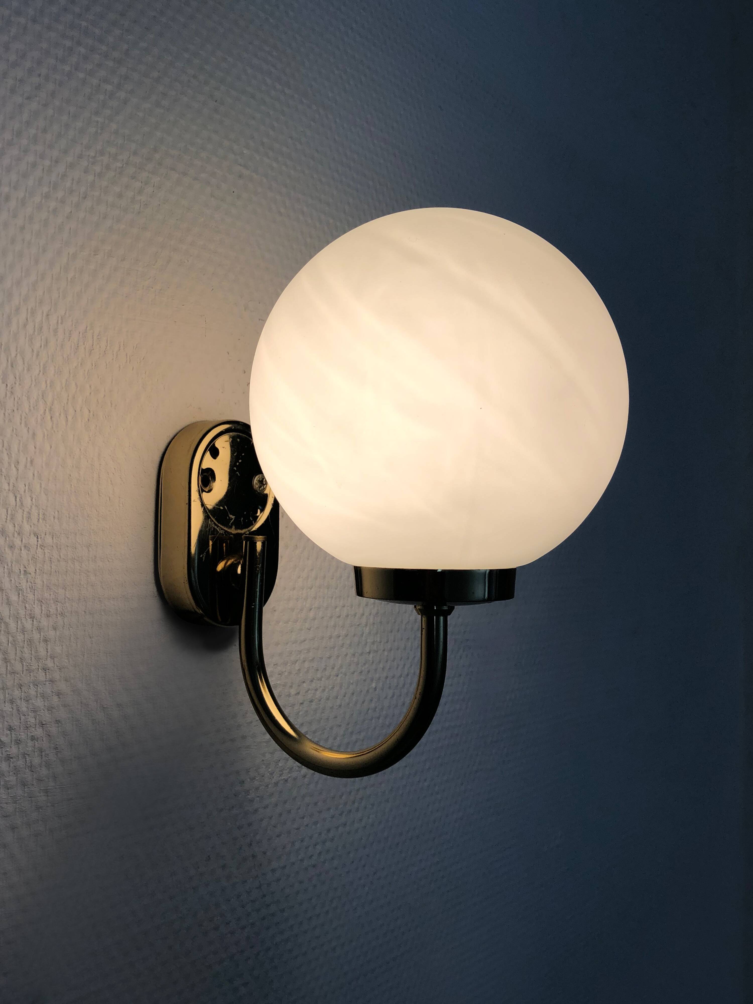 Pair of vintage German wall lamps, brand GS. Year 70 80