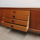 Enfilade danoise en teck par Bramin, années 60